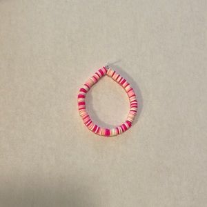 Handmade pink bracelet